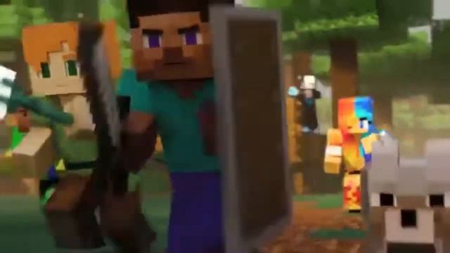 Minecraft клип DABRO (звук поставим на всю)