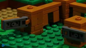 Jumpscare in Lego Minecraft: Zombie Villagers Attack - LEGO Minecraft Animation - Stop Motion