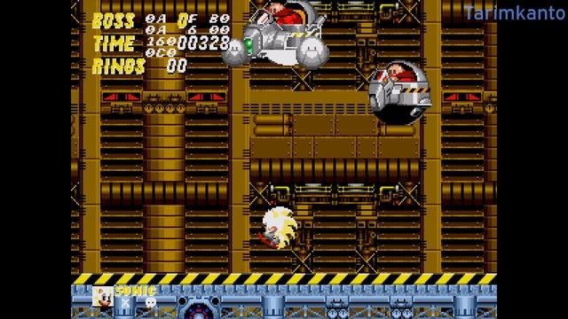 Super Sonic in Robotnik's Revenge Sonic 1,2 Boss Rush { Sonic hacks Gameplay } смотреть онлайн