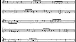 Вези меня,извозчик. Ноты.Саксофон-Тенор. Минус.