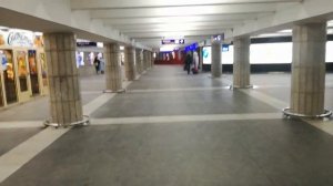 Подземный переход железнодорожного вокзала в сторону станции метро площадь Ленина минского метро