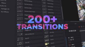 Видеопереходы для Давинчи Transitions Ultimate Pack V2 - DaVinci Resolve