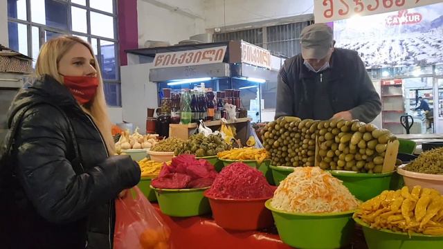 Грузия | Батумский центральный рынок |  Закупаем продукты к Новогоднему столу