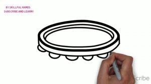 How to Draw a tambourine / Как нарисовать бубен