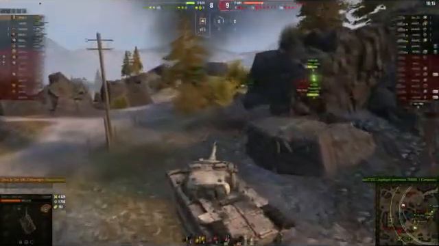 World of Tanks - Танк Kranvagn (Тундра) очень интересный бой, крутая оконцовка боя!!!!))))) смотреть онлайн