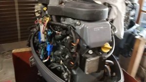 Yamaha F40 2008 гидроподъем