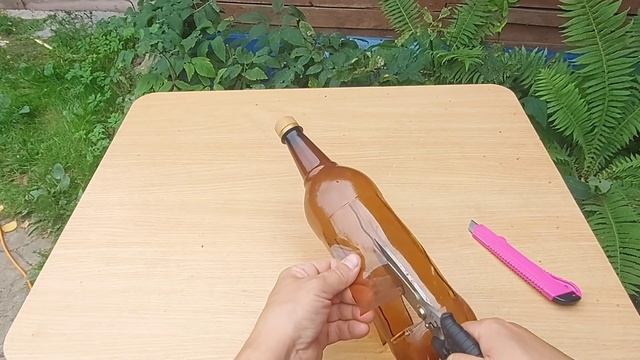 Отпугиватель кротов и птиц из пластиковой бутылки. Ветряк своими руками.