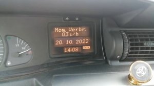 опель омега 2.2 дизель 2003г мгновенный расход на холостом ходу.