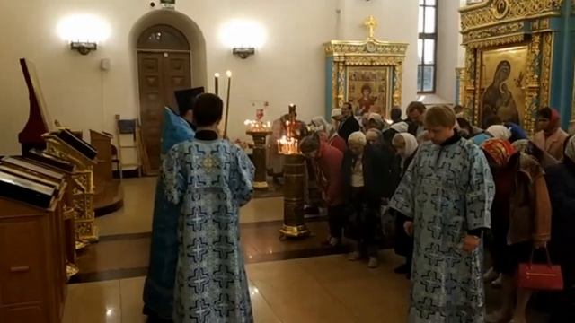 Всенощное бдение на Рождество Пресвятой Богородицы (фрагменты) смотреть онлайн