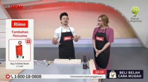 LIVE / 10:00 / 24 DEC 18 / TV9 / RIINO 3 IN 1 CORDLESS DRILL / JIMMY & LIYANA / P2734