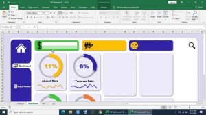 HR Dashboard in Excel