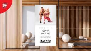 POWER TRAINING с Сергеем Кусакиным и Евгенией Алтуховой|15 сентября 2024 в 11.00 по МСК| World Class