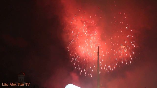 Праздничный салют 23 февраля 2020 // Москва, Поклонная гора // Салют на День Защитников Отечества /