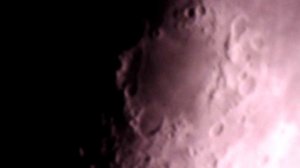 Moon in 76mm Celestron Firstscope mini-dob