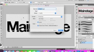 How To Make Transparent PNG Text in Photoshop