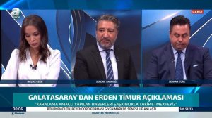 Galatasaray'dan Erden Timur Açıklaması: Karalama Amaçlı Yapılan Haberleri Şaşkınlıkla Takip Ediyoru