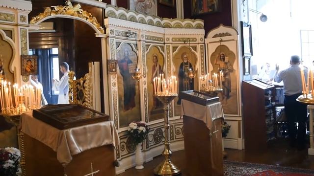 Свв. славных и всехвальных первоверховных апостолов Петра и Павла в храме прп. Сергия Радонежского. смотреть онлайн