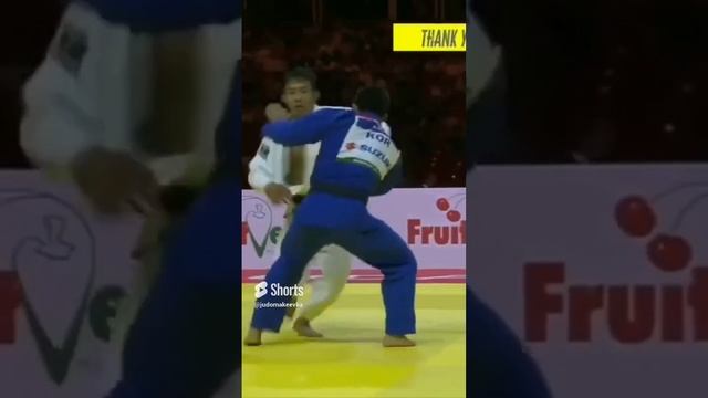 Зацеп стопой изнутри-3. Kouchi Gari. Дзюдо