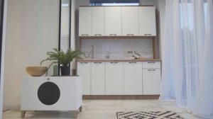 Обзор кухни Хелмер 1,8 метра, цвет Белое дерево, Сурская Мебель, Специальное предложение