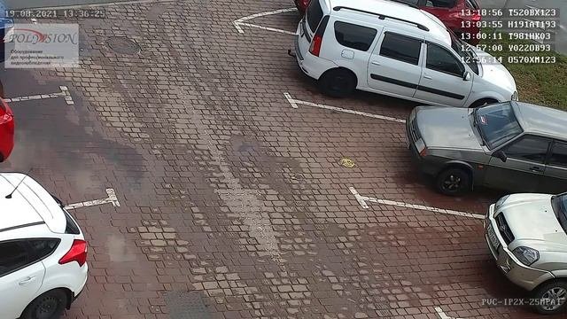 Онлайн трансляция с уличной видеокамеры, расположенной в здании нашего офиса в г.Краснодар