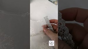 Изготовление воротника для Снежной королевы