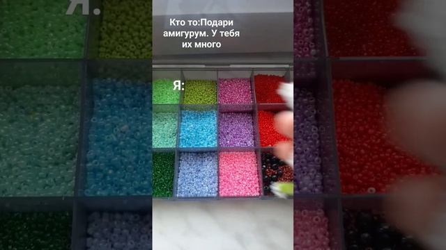 Всё очень легко)) #амигуруми #бисероплетение #кольцо #бисер #бисерныеукрашения смотреть онлайн