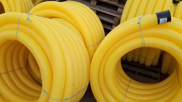 Труба дренажная гофрированная ПВХ 50, 100, 160, 200 смотреть онлайн