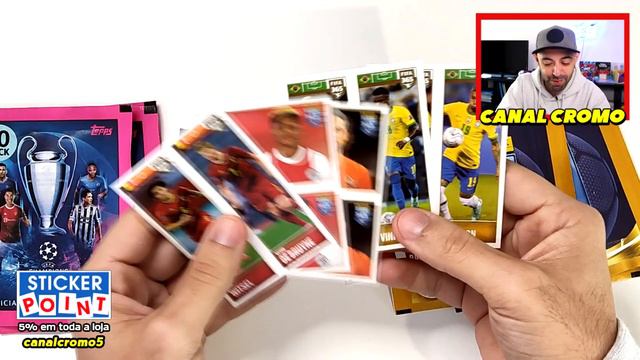 BATALHA DE PACKS !! Panini FIFA 365 2022 VS Topps CHAMPIONS LEAGUE 2022 смотреть онлайн