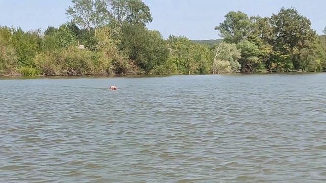 Как может плавать кораблик с GPS автопилотом UNIBOAT с правильной настройкой ПИД смотреть онлайн