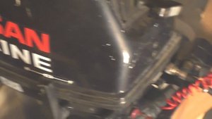 Лодочный мотор Nissan Marine 18 первый запуск после зимы