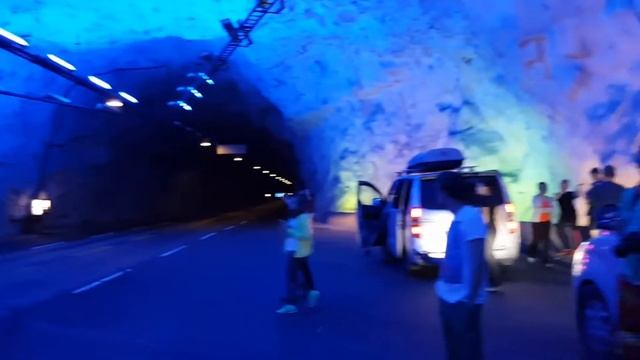 Лердальский Тоннель в Норвегии смотреть онлайн