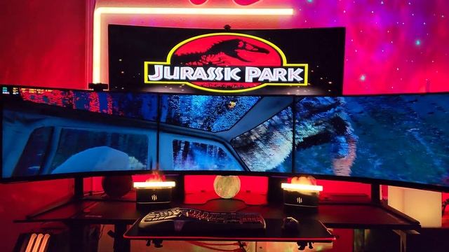 T-Rex Breakout - Triple 4K Monitor - RTX 3090 FTW3 Ultra - Ultimate RGB Gaming Setup смотреть онлайн