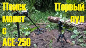 №25. Поиск монет с АСЕ-250. Первый пул