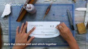 Making Leather Bag : Double Pocket Clutch #LeatherAddict EP31