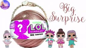 Огромный золотой шар ЛОЛ Сюрприз с 50 сюрпризами эксклюзив L.O.L. Surprise Big Surprise обзор