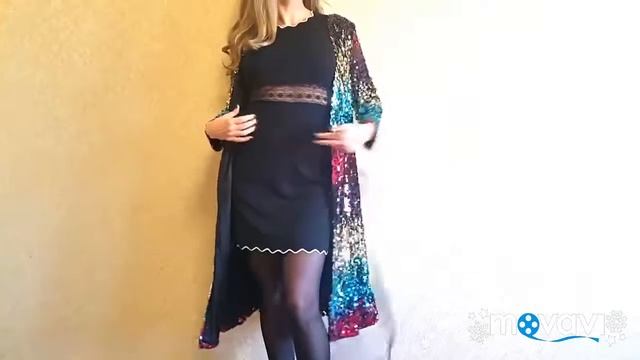 Невероятно роскошная накидка из пайеток