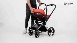Cybex Priam IV Rose Gold - премиальная коляска 3в1 с автолюлькой Cloud Z2 i-Size