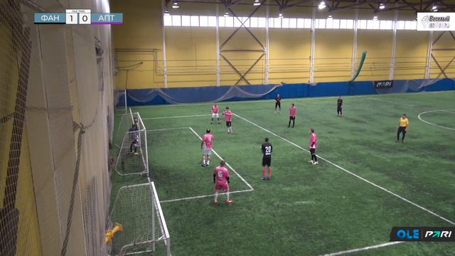 Зимний турнир ОЛЕ Пари 8х8. Фантазия - Аптека Фиалка 2:0 смотреть онлайн