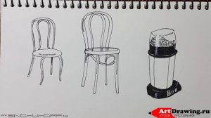 как научиться рисовать, скетчи линерами