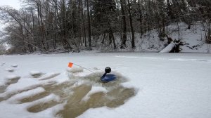 Рыбалка на жерлицы в глухозимье. Щука на живца зимой