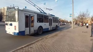 Троллейбус 253 - ЗиУ 682Г 016.04, маршрут 7.