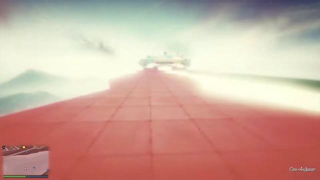 ЭТО КУВЫРКУНИ ИЛИ СТЕНКА? САМЫЙ ЛАКЕРНЫЙ СПУСК В ГТА 5 ОНЛАЙН НА PS4 (mega ramp gta online)