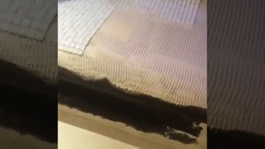 Укладка мозаики на сетке