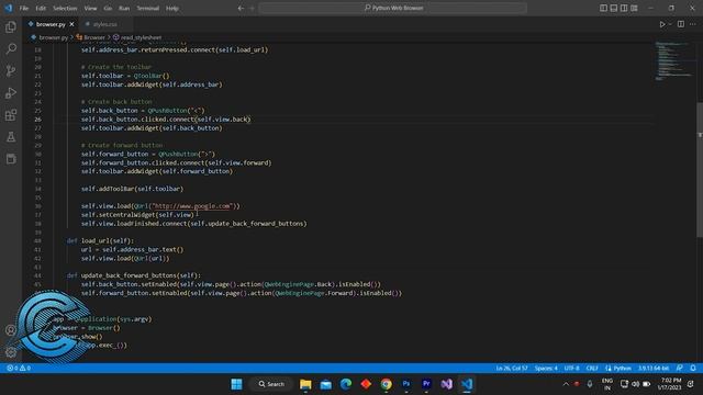 Build a Custom Web Browser using #Python in Under 2 Minutes #CodeLSC #CustomBrowser
