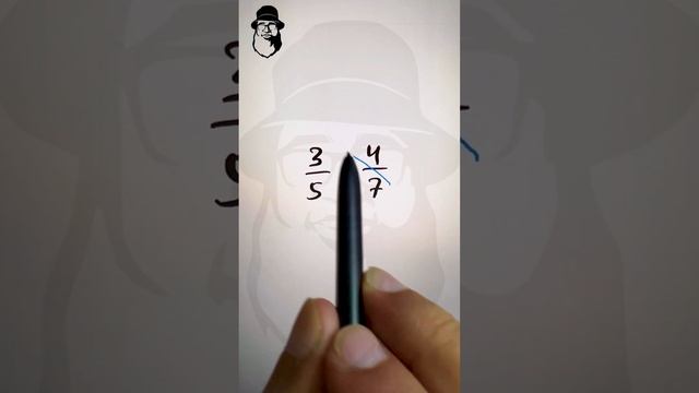 A cool fractions trick #guinnessandmathguy #fyp #mathtrick #math #fractions #percentage #mathteache смотреть онлайн