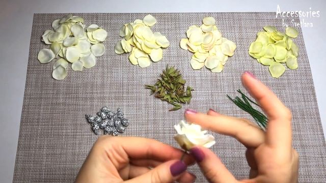Очень красивый венок для волос из фоамирана своими руками и бутоньерка-брошь  | DIY