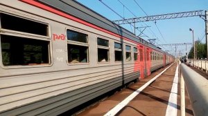 200 подписчиков! Электропоезд ЭТ2М-097 сообщением Санкт Петербург Финляндский - Выборг