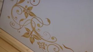 Глянцевый натяжной потолок с фотопечатью✨