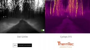 Review ThermTec Cyclops 315 vs Dali s243w monocular térmico // Thermeye thermal hunting