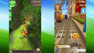 Subway Surfers Monaco VS Temple Run 2: Lost Jungle Прохождение